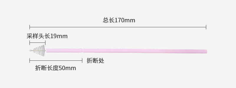 170mm 宫颈刷参数